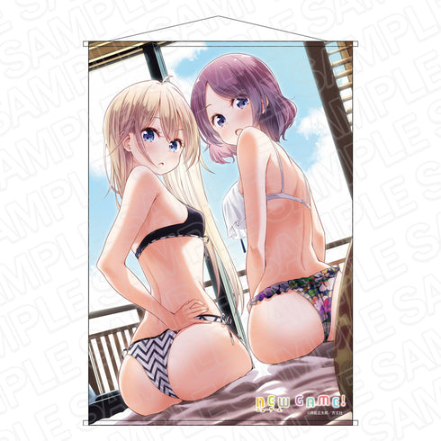 『NEW GAME!』B2タペストリー 八神コウ&遠山りん