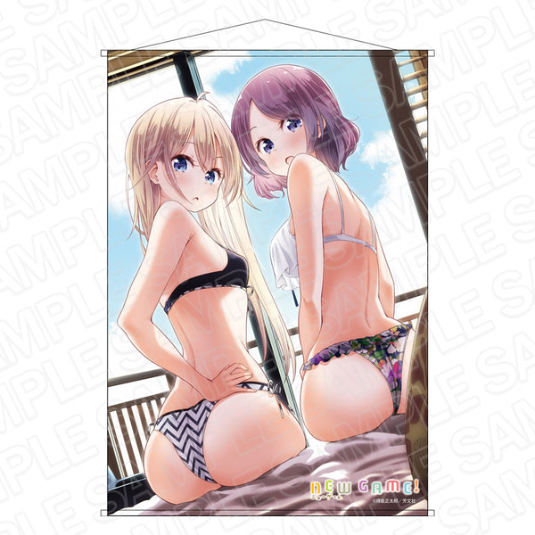 『NEW GAME!』B2タペストリー 八神コウ&遠山りん