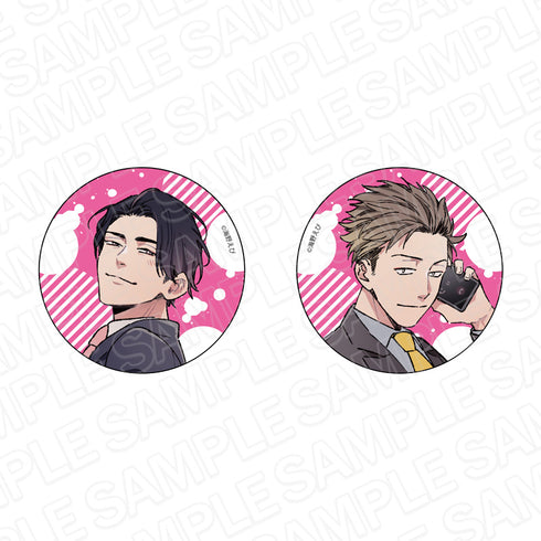 『グランツ6周年記念展』缶バッジセット クソ上司はヤリ愛でるものと心得よ