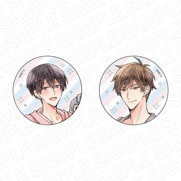 『グランツ6周年記念展』缶バッジセット 蓮くんは剥いたらおんなのこ。