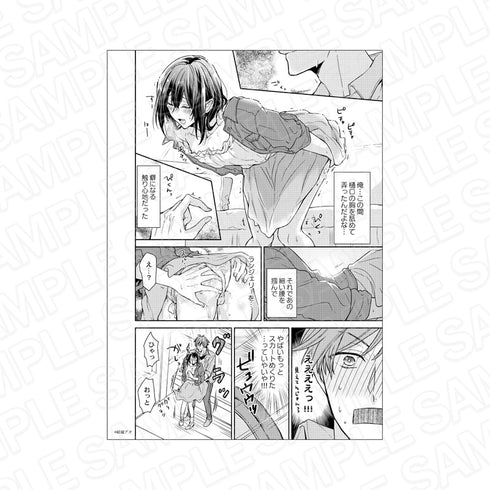 『グランツ6周年記念展』モノクロ複製原画 蓮くんは剥いたらおんなのこ。B