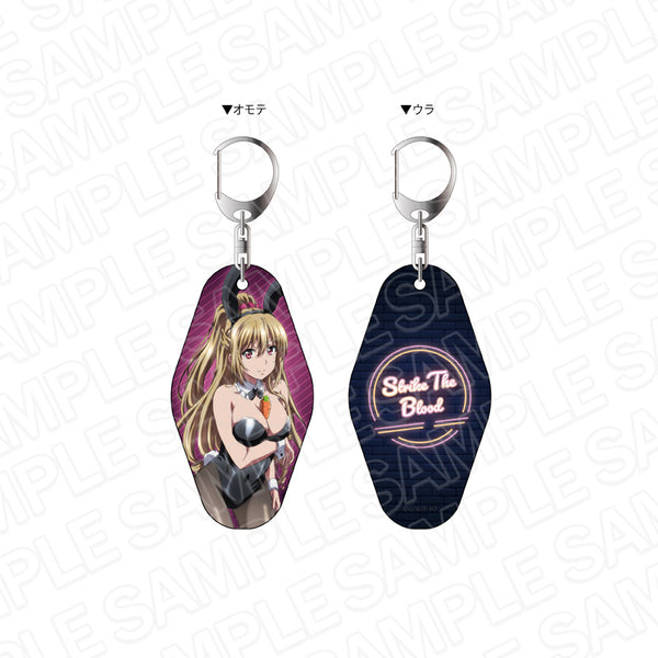 『ストライク・ザ・ブラッドFINAL』両面ルームキーホルダー 藍羽浅葱 バニー ver.