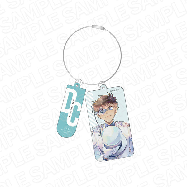 『名探偵コナン』ワイヤーキーホルダー PALE TONE series 怪盗キッド 警察 ver.