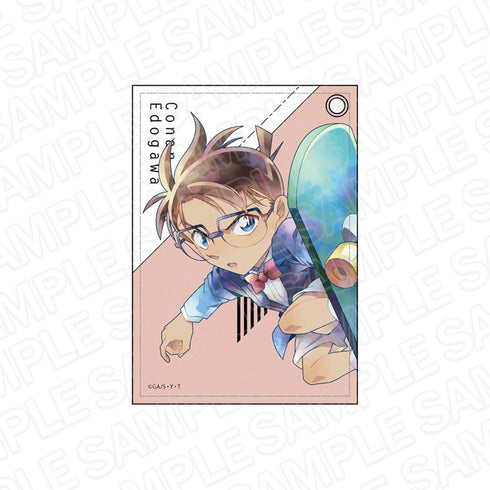 『名探偵コナン』合皮パスケース PALE TONE series 江戸川コナン 警察 ver.