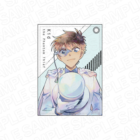 『名探偵コナン』合皮パスケース PALE TONE series 怪盗キッド 警察 ver.