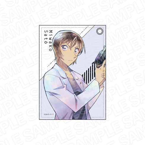 『名探偵コナン』合皮パスケース PALE TONE series 佐藤美和子 警察 ver.