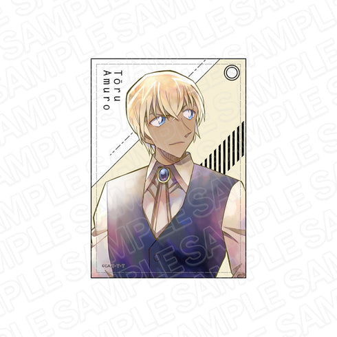 『名探偵コナン』合皮パスケース PALE TONE series 安室透 警察 ver.