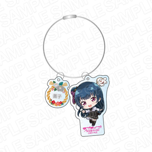 『ラブライブ!サンシャイン!!』ワイヤーキーホルダー 津島善子 お正月 ver