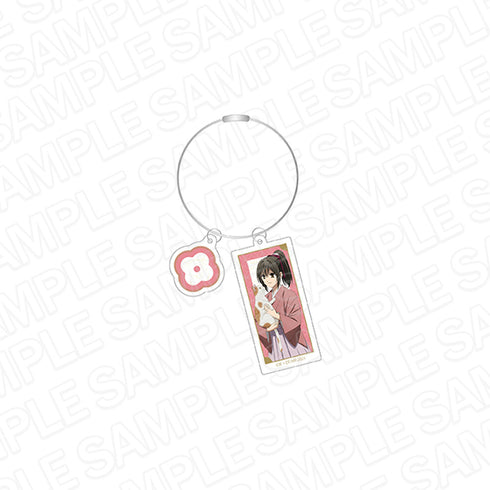 『薄桜鬼 OVA』ワイヤーキーホルダー 雪村 千鶴 猫 ver.