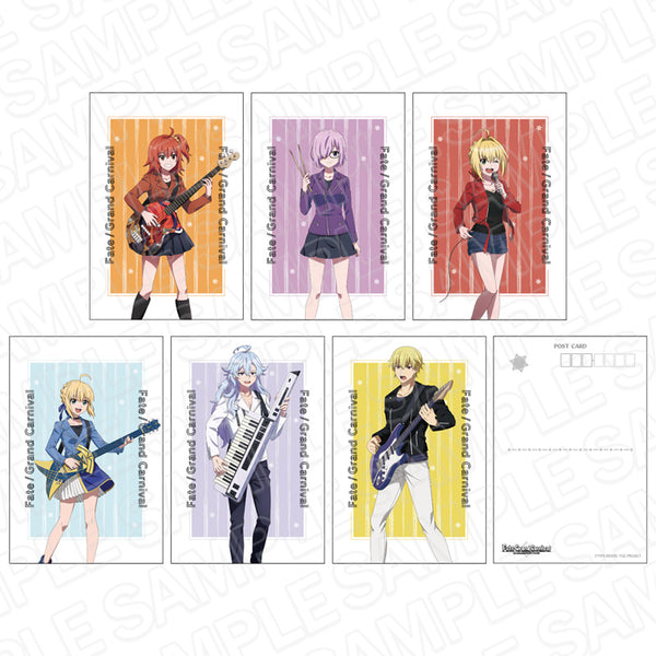 『Fate/Grand Carnival』ポストカードセット Rock Band ver.