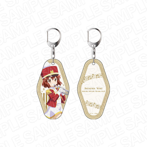 『劇場版 きんいろモザイクThank you!!』 両面ルームキーホルダー 猪熊陽子 音楽隊 ver.