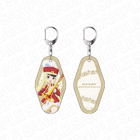 『劇場版 きんいろモザイクThank you!!』両面ルームキーホルダー 九条カレン 音楽隊 ver.