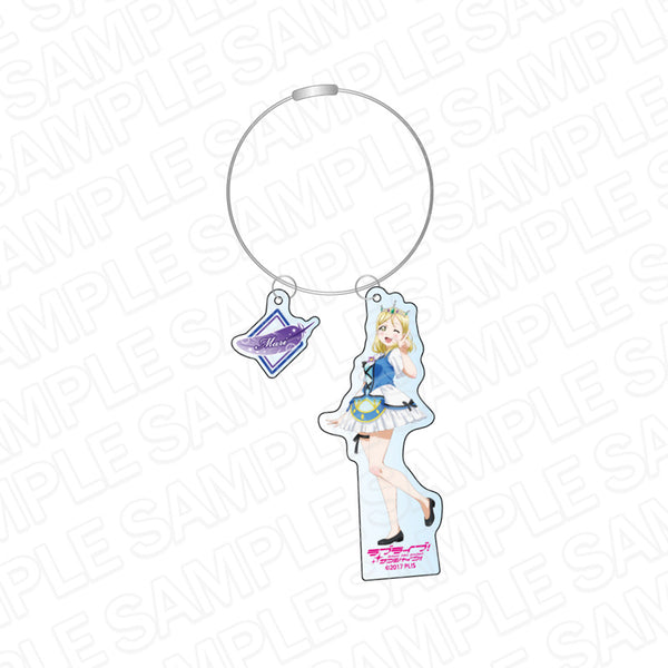 『ラブライブ!サンシャイン!!』ワイヤーキーホルダー 小原鞠莉 WATER BLUE NEW WORLD ver