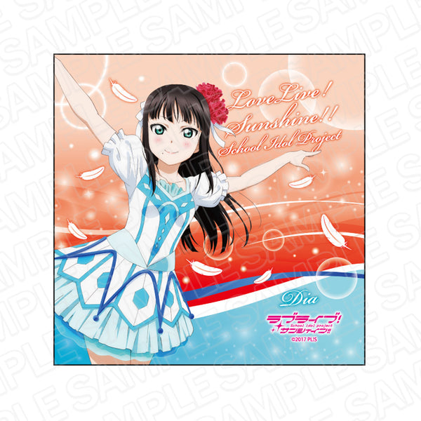 『ラブライブ!サンシャイン!!』マイクロファイバー 黒澤ダイヤ WATER BLUE NEW WORLD ver