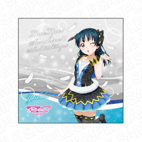 『ラブライブ!サンシャイン!!』マイクロファイバー 津島善子 WATER BLUE NEW WORLD ver