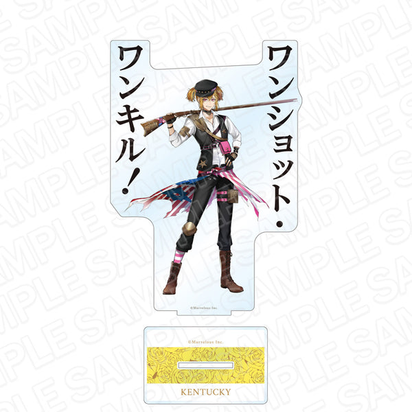 『千銃士:Rhodoknight』デカアクリルスタンド ケンタッキー 軍服 ver.