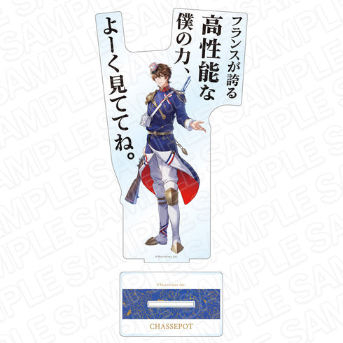 『千銃士:Rhodoknight』デカアクリルスタンド シャスポー 軍服 ver.