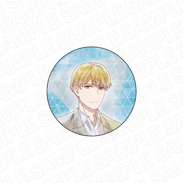 『さんかく窓の外側は夜』カンバッジ PALE TONE series 冷川理人