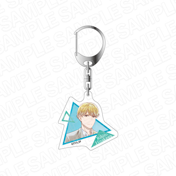 『さんかく窓の外側は夜』アクリルキーホルダー PALE TONE series 冷川理人