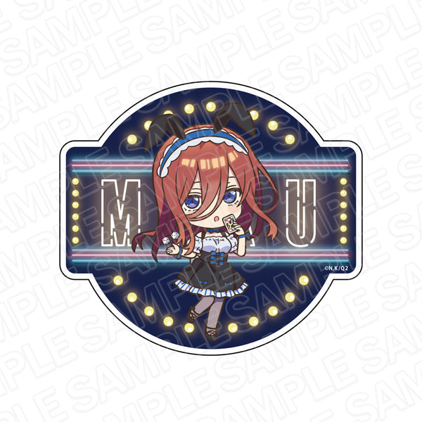 『五等分の花嫁∬』ダイカットステッカー 中野三玖 カジノ ver.