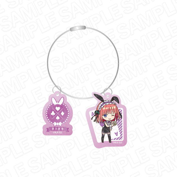 『五等分の花嫁∬』ワイヤーキーホルダー 中野二乃 カジノ ver.