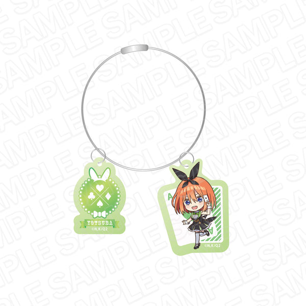 『五等分の花嫁∬』ワイヤーキーホルダー 中野四葉 カジノ ver.