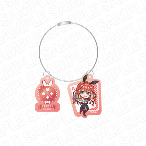 『五等分の花嫁∬』ワイヤーキーホルダー 中野五月 カジノ ver.