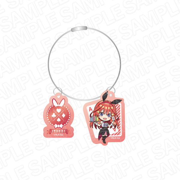 『五等分の花嫁∬』ワイヤーキーホルダー 中野五月 カジノ ver.