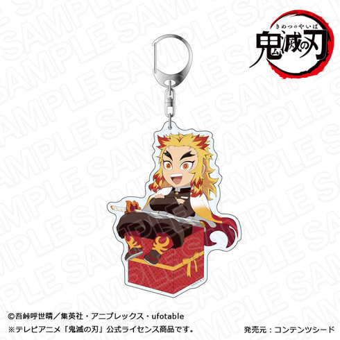 『鬼滅の刃』デカキーホルダー 煉󠄁獄杏寿郎 キャラプレ ver.