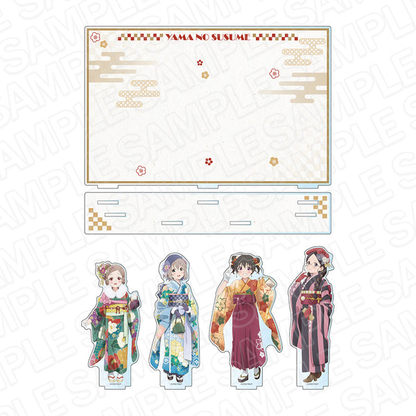 『ヤマノススメ Next Summit』アクリルジオラマ 晴着 ver.