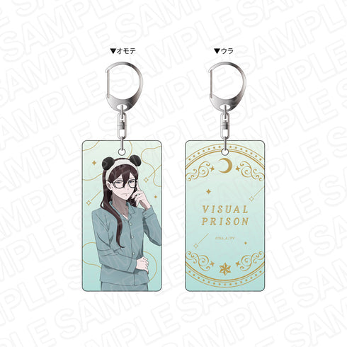 『ヴィジュアルプリズン』両面キーホルダー ミスト・フレーヴ ナイトウェア ver.