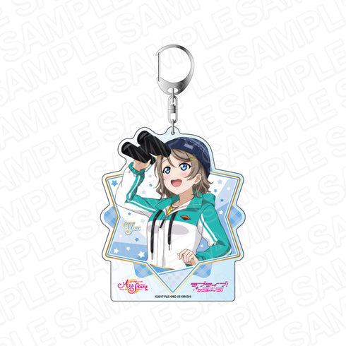 『ラブライブ!スクールアイドルフェスティバル ALL STARS』デカキーホルダー 渡辺 曜 心軽やかバケーション計画 ver