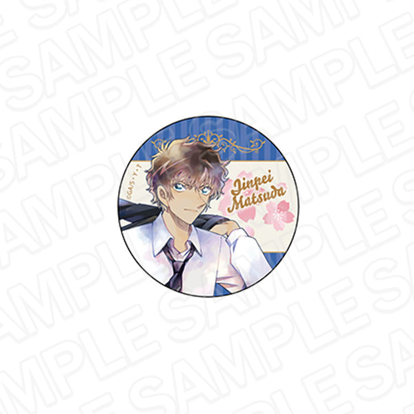 『名探偵コナン』カンバッジ PALE TONE series 松田陣平 flower ver.