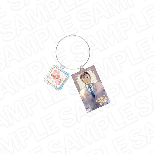 『名探偵コナン』ワイヤーキーホルダー PALE TONE series 高木渉 flower ver.