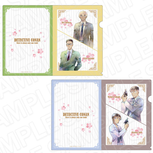 『名探偵コナン』クリアファイルセット PALE TONE series B flower ver.