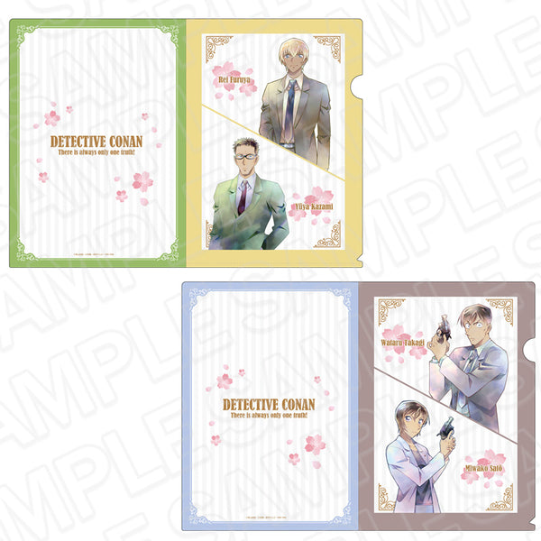 『名探偵コナン』クリアファイルセット PALE TONE series B flower ver.