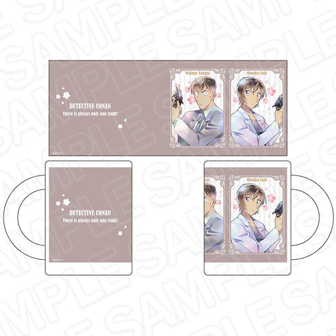 『名探偵コナン』マグカップ PALE TONE series 高木渉&佐藤美和子 flower ver.