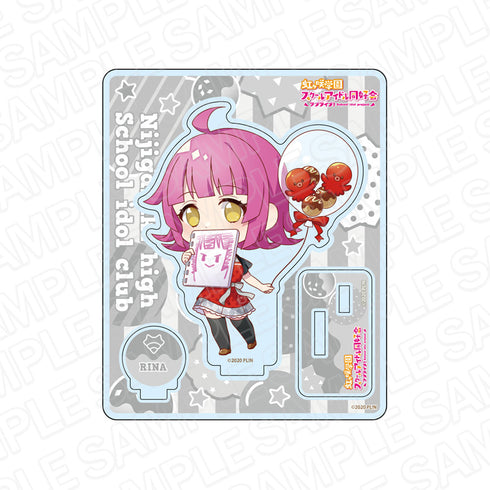 『ラブライブ!虹ヶ咲学園スクールアイドル同好会』アクリルスタンド 天王寺璃奈 たこ焼きバルーンデフォルメ ver