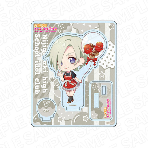 『ラブライブ!虹ヶ咲学園スクールアイドル同好会』アクリルスタンド ミア・テイラー たこ焼きバルーンデフォルメ ver