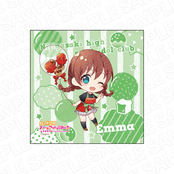 『ラブライブ!虹ヶ咲学園スクールアイドル同好会』マイクロファイバー エマ・ヴェルデ たこ焼きバルーンデフォルメ ver