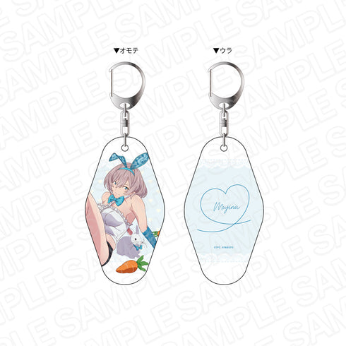 『SSSS.DYNAZENON』両面ルームキーホルダー ムジナ rabbit ver.