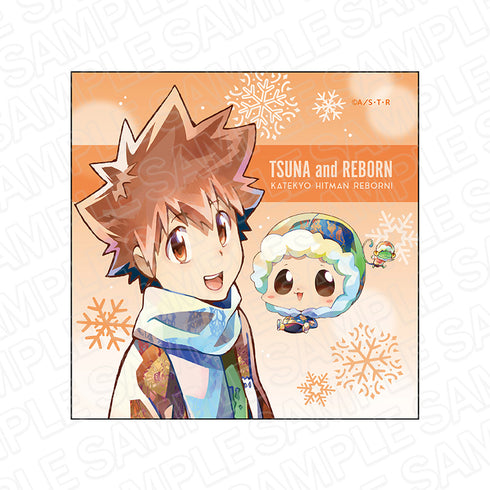 『家庭教師ヒットマンREBORN!』マイクロファイバー PALE TONE series 沢田 綱吉&リボーン winter ver.