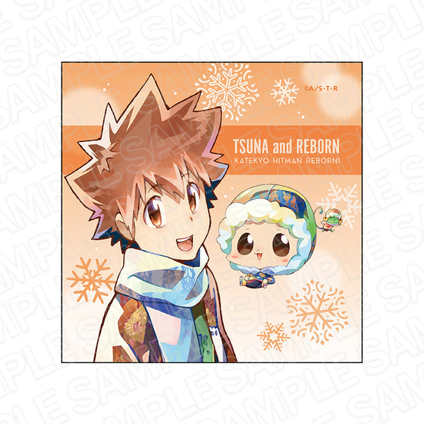 『家庭教師ヒットマンREBORN!』マイクロファイバー PALE TONE series 沢田 綱吉&リボーン winter ver.