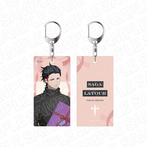 『ヴィジュアルプリズン』 両面キーホルダー サガ・ラトゥール White day ver.