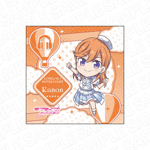 『ラブライブ!スーパースター!!』マイクロファイバー 澁谷かのん What a Wonderful Dream!! デフォルメ ver