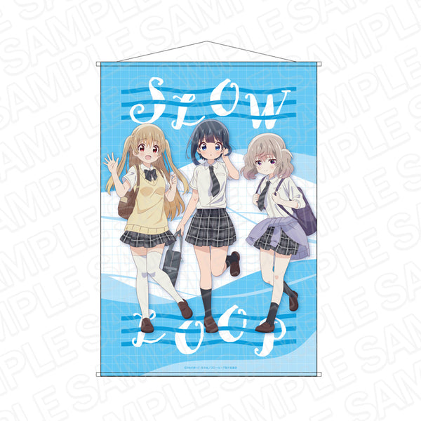 『スローループ 』B2タペストリー 制服ver.