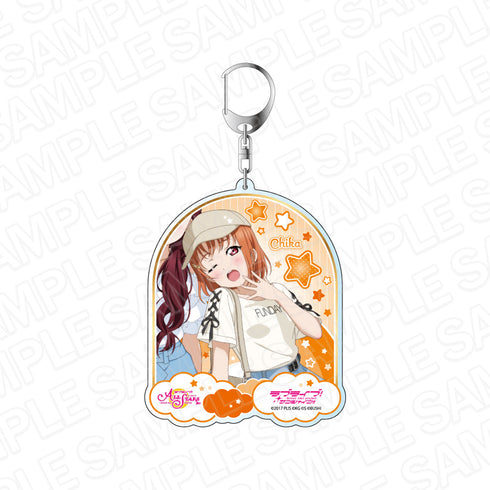『ラブライブ!スクールアイドルフェスティバル ALL STARS』デカキーホルダー 高海千歌 七夕、かすみの願い事 ver