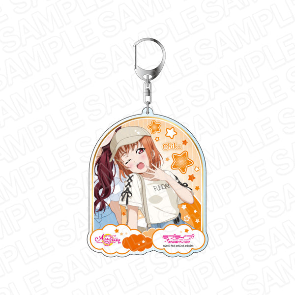 『ラブライブ!スクールアイドルフェスティバル ALL STARS』デカキーホルダー 高海千歌 七夕、かすみの願い事 ver