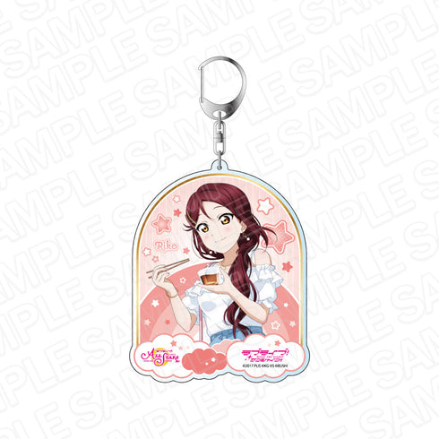 『ラブライブ!スクールアイドルフェスティバル ALL STARS』デカキーホルダー 桜内梨子 七夕、かすみの願い事 ver