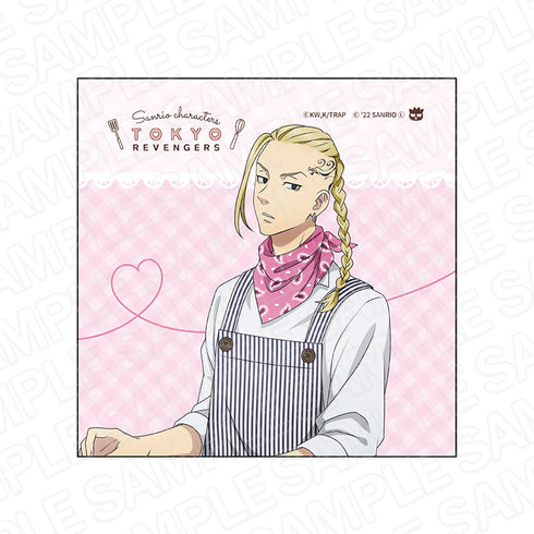 『東京リベンジャーズ』サンリオキャラクターズ マイクロファイバー 龍宮寺堅・バッドばつ丸 cooking ver.